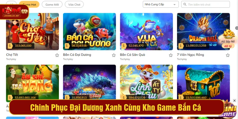 Chơi game bắn cá chinh phục đại dương xanh