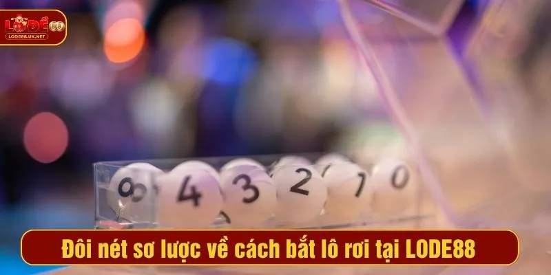 Đôi nét sơ lược về cách bắt lô rơi tại LODE88