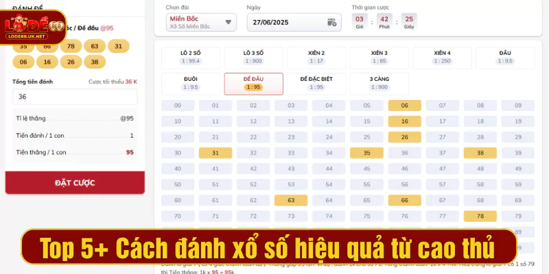 Top 5 cách đánh xổ số hiệu quả từ cao thủ
